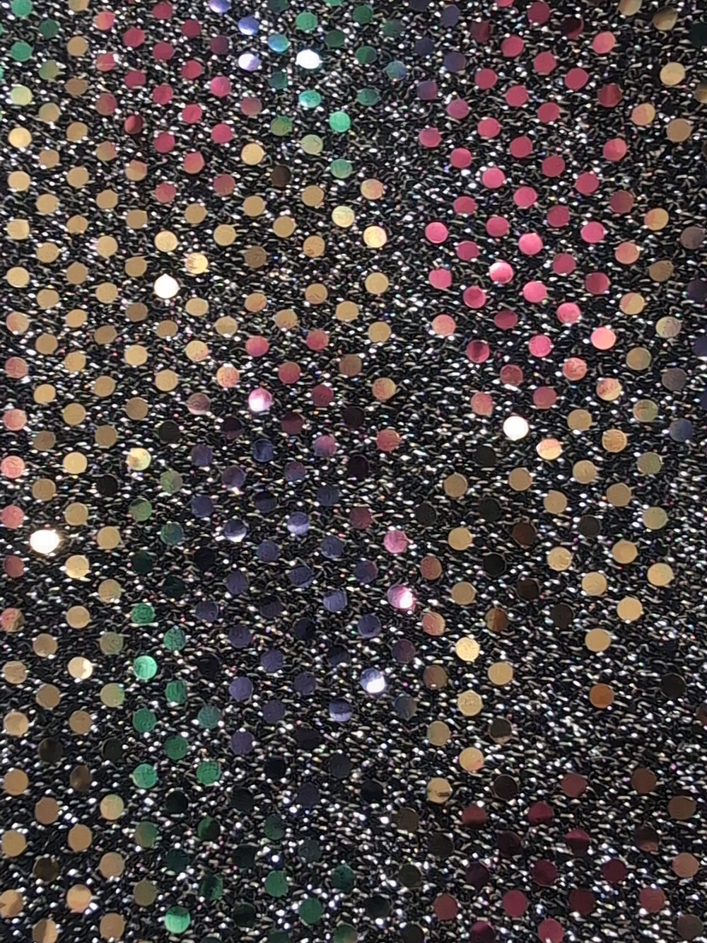 90s Rainbow Sequin Gold Sparkly Metallic John Roberts Vintage Party Jacket - Picture 5 of 10